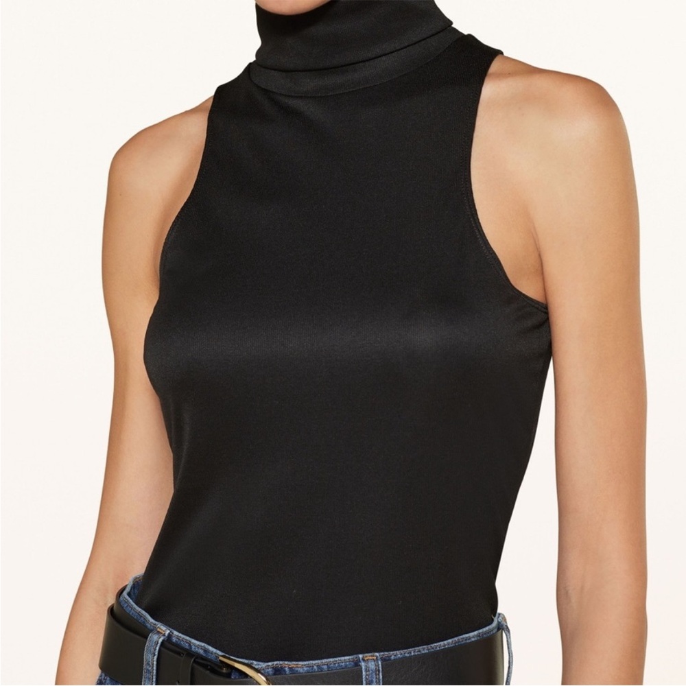 🎉 SALE 🎉 NWT Anine Bing Black Jennie Top size Large - Picture 2 of 7